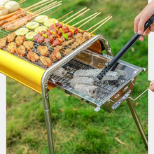 HBJWOV Thickened Stainless Steel Barbecue Rack Household Barbecue Stove Charcoal Grill Outdoor Barbecue