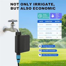 Watering Timers, Smart Water Timer Solar Powered WiFi Sprinkler with Brass Inlet Automatic Irrigation Controller No Hub Required for Garden Hose