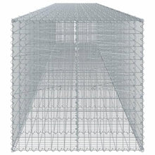 DYRJDJWIDHW Flower pots planters for Outdoor Plants pots for Plants Outdoor planterGabion Basket with Cover 374"x39.4"x39.4" Galvanized IronSuitable for Garden Courtyard