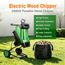 Xenmekrx Electric Leaf Mulcher & Corded Wood Chipper Shredder