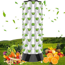 RWGOVLU Hydroponic Tower Self-Watering Growing System, 48/64/80 Plants Sites Indoor Vertical Gardening Grow Kit, Farm Greenhouse Hydroponic Grow System with Water Pump, Net Pots,8floors//1pc