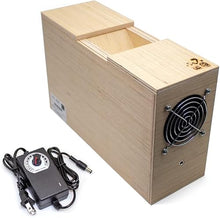 Household Grain Cleaning Winnower, Bird Feed Blown Shell Splitter, with 2 Drawers, Fan and Speed Controller, for Millet, Miscellaneous Grains, Melon Seeds