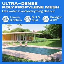 Yankee Pool Safety Inground Pool Cover -18x36 Ft Safety Pool Cover