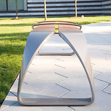 Park Patio Seat Modern Outdoor Park Benches, Stainless Steel Garden Bench Without Back, Minimalist Outdoor Furniture Casual Lawn Seats, Courtyards, This