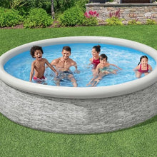 Circular Inflatable Swimming Pool, Home Swimming Pool, with Filter Pump, Filter Element