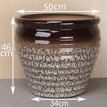 XUNTING Indoor Planters Modern Planter Ceramic Flower Pot Planter with Drainage Holes - High-Fired Glazed Frost-Resistant Finish - Outdoor/Indoor for All House Plants, Flowers Succulent pots(Large)