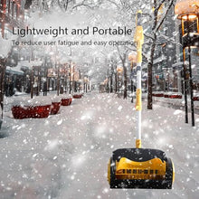 Foldable Snow Thrower, Cordless Snow Shovel with Directional Plate, Throw The Snow Further, Retractable Snow Shovel for Driveway Winter Snow Removal(One Battery)