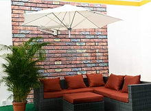 MidiLi Outdoor Garden Parasol,Wall Mount Patio Umbrellas,Balcony Sun Shade Umbrellas, Aluminium Pole,8ft / 250cm