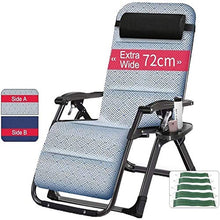 IIPOSAQQ Zero Chairs Oversized Zero Chair for Heavy Duty People Extra Wide Patio Recliner Sun Lounger for Beach Suthing Support 440lbs