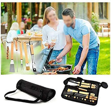 SDVantage Outdoor Portable BBQ Tool Set, BBQ Accessories Tool Set, Stainless Steel Grilling Utensils Tools Set with Metal Hanging Loop, for Home, Camping, Traveling