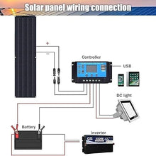 KZZAAO Flexible Solar Panel Charger Flex Up to 30°,Ultra Thin Lightweight Solar Panel 23.8% High Efficiency IP67 Waterproof for Marine