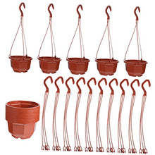 30 Sets Orchid Decor Scindapsus Small Flowerpot Drainage Flower Balcony Porch Home Garden Chlorophytum Indoor Coffeexcm with Planters Plant and Basket Pot Round Planter Patio (Coffeex4pcs