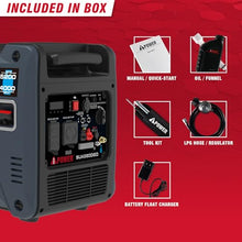 A-iPower 5800W Dual Fuel Quiet Inverter Generator, Electric Start, RV Ready