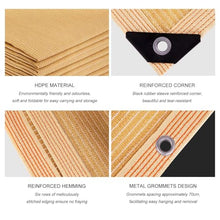 Shade Netting,Shade Cloth,Sunblock Shade Net 2×2m 2×3m 2×6m 3×3m 3×4m 4×5m 5×5m,Shade Mesh Tarp,Privacy Netting,Breathable/Anti-uv Awning,With Grommets,Beige,Customisable,Beige-12×20m(39.4*65.6ft)