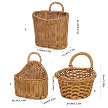 Whoasyst Handwoven Wall Hanging Planter Basket Breathable Planter Home Decoration for Indoor Outdoor Use Indoor Outdoor Hanging Flower Basket