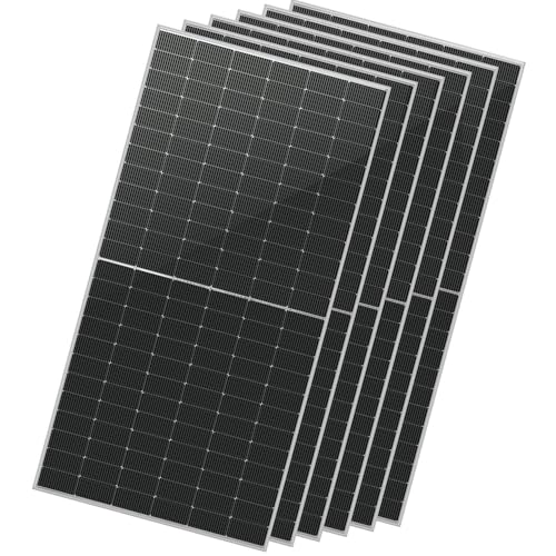SUNGOLDPOWER 6PCS 560W Bifacial Solar Panel,N-Type 16BB,PERC Half-Cut Cell,Vmp 42.1V/PCS,Up to 30% Extra Power,IP68,48V Solar Panel for RV Home Farm Trailer Marine Off-Grid System(6 * 560W Bifacial)