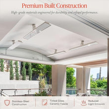 Bromic Platinum Smart Heat 2300W Electric Patio Heater - Radiant Infrared, 220V-240V, White Finish - BH0320007