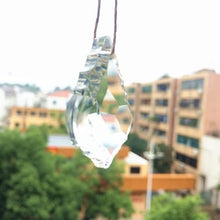 Price 1000pcs/lot 38mm Crystal Prism Fengshui Hanging Drops For Glass Chandelier Part Curtain Pendants Home Decoration