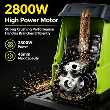 Electric Garden Chipper Shredder 2800W Gear Crusher