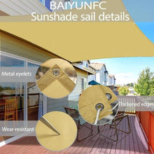 Yellow Sun Shade Sail Rectangle 6x30 FT Waterproof Outdoor Sun Shade Sail 95% UV Block with Grommets for Patio Backyard Carport Garden