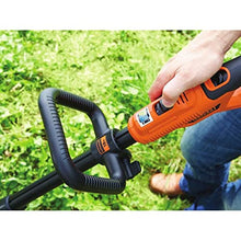 Black+Decker Cordless Grass Trimmer (Powercommand EasyFeed, 18 V 4.0 Ah, Battery and Charger Included, 30 cm Cutting Width, for Large Area) STC1840EPC