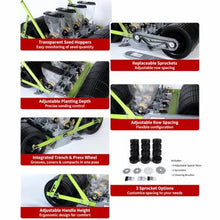 6 Row Manual Seed Planter Vegetable Seeder Garden Seeder