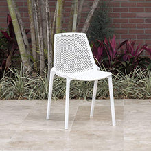 Urban Elements Melbourne 3-Piece Patio Furniture Set | Solid Wood | Backyard Furniture, Outside Table and Chairs, Round Outdoor Bistro Set, White