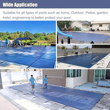 HDYZJQ Rectangle Winter Pool Covers for Inground Pools Solid Cover, Heavy Duty Pool Safety Covering for Protector Ground Pools, Reusable Replacement Swimming Pool Lid(2mx6m(6.5ftx19.7ft))