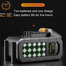 JOMRTS Electric Cordless Lawn Mower with 2 Batteries and brushless Motor High Power and Long Life Easily converts from Lawn Mower to Lawn Trimmer hous