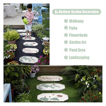 Garden Stepping Stones, Garden Stone, Garden Stepping Stone Outdoor, 3 Pcs Decorative Garden Stone, for Lawn/Walkways