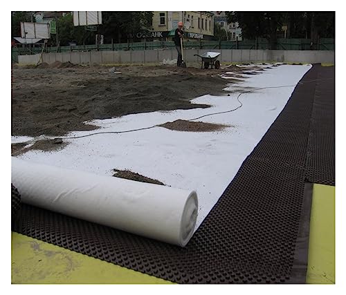 GEGEG 7oz Non-Woven Geotextile Fabric for Driveway & Erosion Control - Premium Drainage Solution (3.3ft/4.9ft/6.5ft Wide)(1.5mx95m/4.9ftx311.7ft WxL)