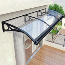 GJMDCMA Outdoor Door Canopy, Rain Shelter Awning, Porch Entry Shade, Sun & Snow Protection, Weather-Resistant Roof Overhang, 60x340 cm, Durable Exterior