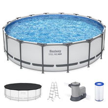 Bestway Steel Pro MAX 16' x 48" Above Ground Swimming Pool Set with Pump