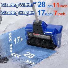 LYJIANGXIN Electric Snow Shovel, 11in Width, 7in Depth Snow Shovel for Driveway, Deck Terrace Sidewalk Step Walk-Behind Snow Blower with Powerful Motor and Adjustable Handle