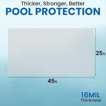 Sun2Solar Solar Pool Cover 16 Mil | 20 x 45 Ft Clear