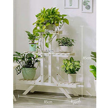 ZOCWJK Plant standHome Decoration Flower Stand, Balcony Solid Wood Flower Stand Multilayer Multimeat Indoor Solid Wood Flower Stand Living Room Wooden Floor Pot Stand Display Sta,