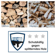 Scheppach Lying Log Splitter HL760LS Firewood Splitter Hydraulic Splitter, Electric 230 V, 2200 W Power, Splitting Force 7 Tonnes, Gap Length 520 mm, Includes Base Frame