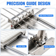 8/12 Hole Stainless Steel Bbq Skewer Maker, Manual Bbq Bamboo Skewer Meat Making Machine With Adjustable Length, Fits Bamboo And Metal Skewers For Batch Meat Prep And Kabob 8 skewers