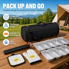 Solar Stove Portable Stove Solars Oven - Solar Cooker for Outdoor Cooking with 5L Large Capacity with Theometer, and Easy-to-Use Design for Camping Hiking and Family Party