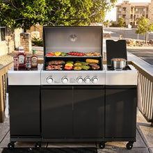 Grills House OK4004T 4-Burner Outdoor Kitchen Gas Grill Black