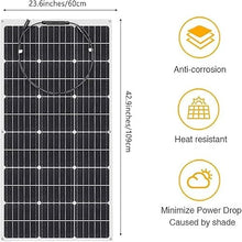 KZZAAO 800W Flexible Solar Panel Kit, Lightweight Monocrystalline Semi-Flexible Bendable Charger for 12 Volt RV Systems
