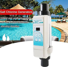 SciAza Salt Water Pool Chlorinator System with Salinity Display, 8/12/16/20 G/H Saltwater Pool System, Salt Cell Suitable for Pools,Salt Chlorine Generator System Salt Cell for Home Pool,20g/h