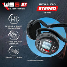 XP METAL DETECTORS WS6 ST Wireless Stereo Headphones & Control for Deus II