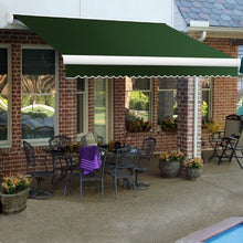 Awntech Retractable Awning Left Motor 16'W x 10" D x 10" H Forest Green