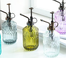 Nordic Glass Watering Can, Retro Push-Type Gardening Tool, Succulent Potted Plant Watering Can