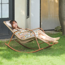 Rocking Patio Chairs, Anti Tipping Design Large Outdoor Rocking Chair, Suitable for Garden Porch Balcony Leisure Use(B,120 * 89 * 61cm)
