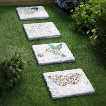 Kunovo Garden Décor Stepping Stone, Rectangular Pathway Landsaping Pavers with Polished Cobblestone, Rustic Style Decorative Stone for Lawns/Backyards (Size : 1 Pack), 58741