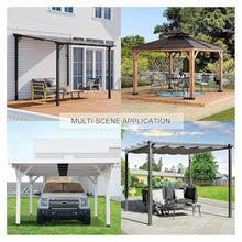 Waterproof Clear Tarp Curtains With Zip,0.3mm Outdoor Pvc Transparent Tarpaulin Side Panels With Grommets,Pergola Gazebo Patio Porch Carport Partition Curtains,Weatherproof,W×H-5.6×2.1m(18.4*6.9ft)