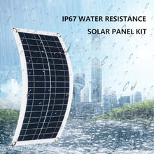 CHRISK 3Pcs 1000W Solar Panel Kit, Solar Power Station Portable Generator Charger 18V with Controller Waterproof Solar Panel for Camping