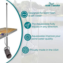 Scott Aerator Aquasweep Oscillator | 1 HP 115V Dock Mount 100ft Cord